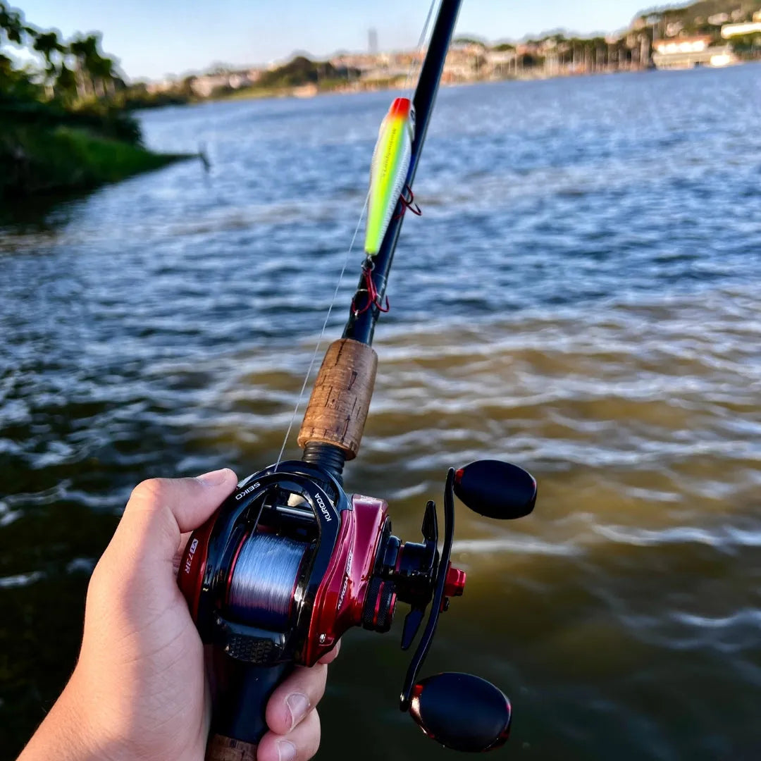 Carretilha Seiko Kuroda - 18+1 Rolamentos 7.3:1