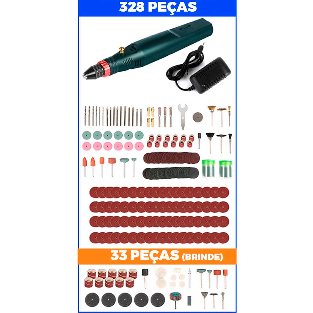 Mini Furadeira Elétrica de Mão Portátil + BRINDES