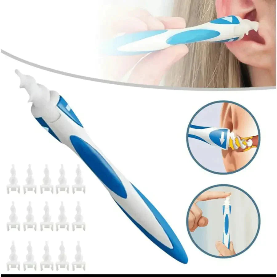 Removedor Limpador Cera De Ouvido Higienizador Cotonete - Aspiral Cleaner