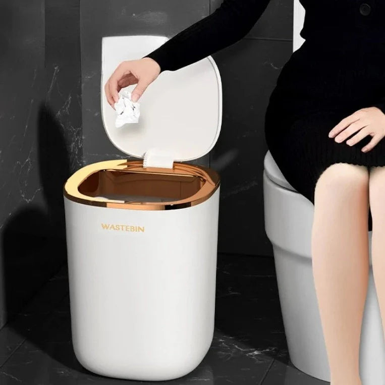 Lixeira Com Sensor Para Banheiro 12 Litros