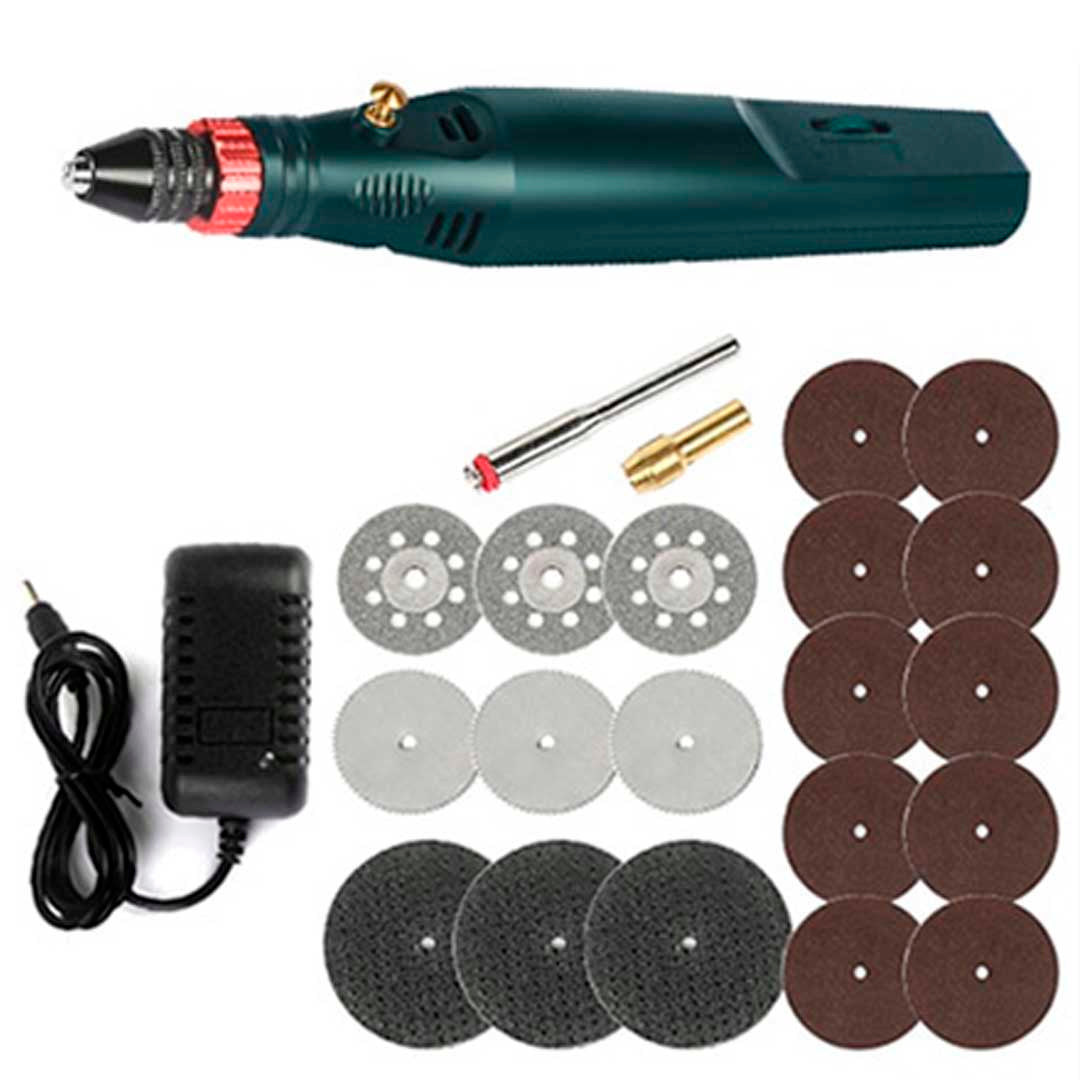 Mini Furadeira Elétrica de Mão Portátil + BRINDES